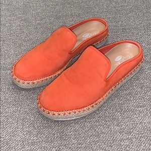Dr Scholls Sunnie Mule Espadrille Slip On Orange